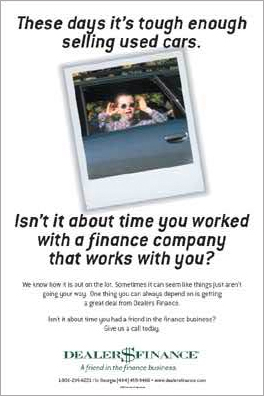 Dealer Finance Print Ads